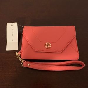 NWT ANN TAYLOR Coral Wristlet